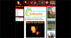 Desktop Screenshot of glas-ofen.de